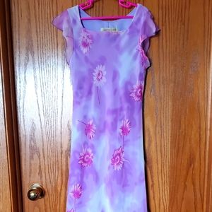 Jonathan Martin Purple Flowered Girls Dress